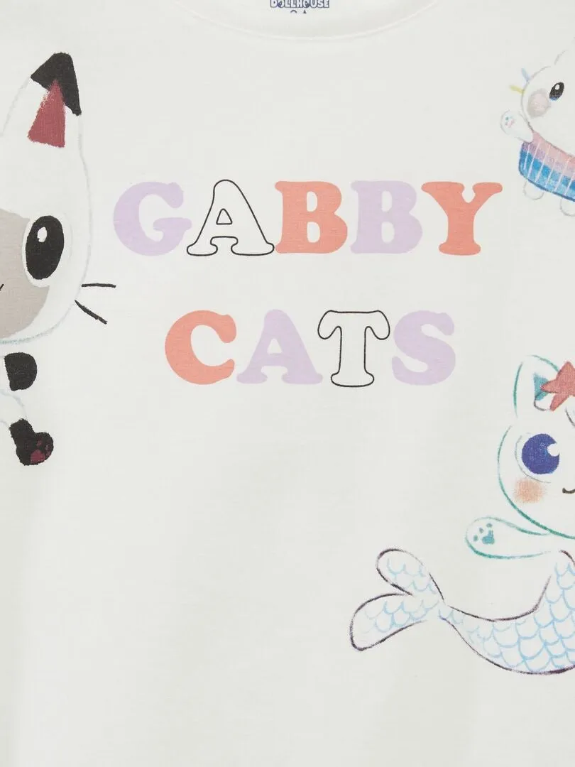CAMISETA EVASé 'LA CASA DE MUñECAS DE GABBY'  BEIGE