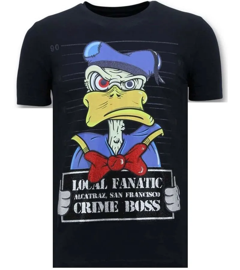CAMISETA EXCLUSIVA HOMBRE  ALCATRAZ PRISIONERO  AZUL