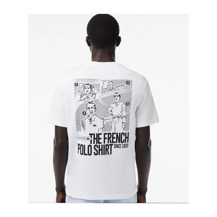 Camiseta Lacoste Classic Fit Para Hombre
