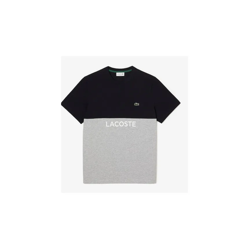 Camiseta Lacoste Color Block Para Hombre