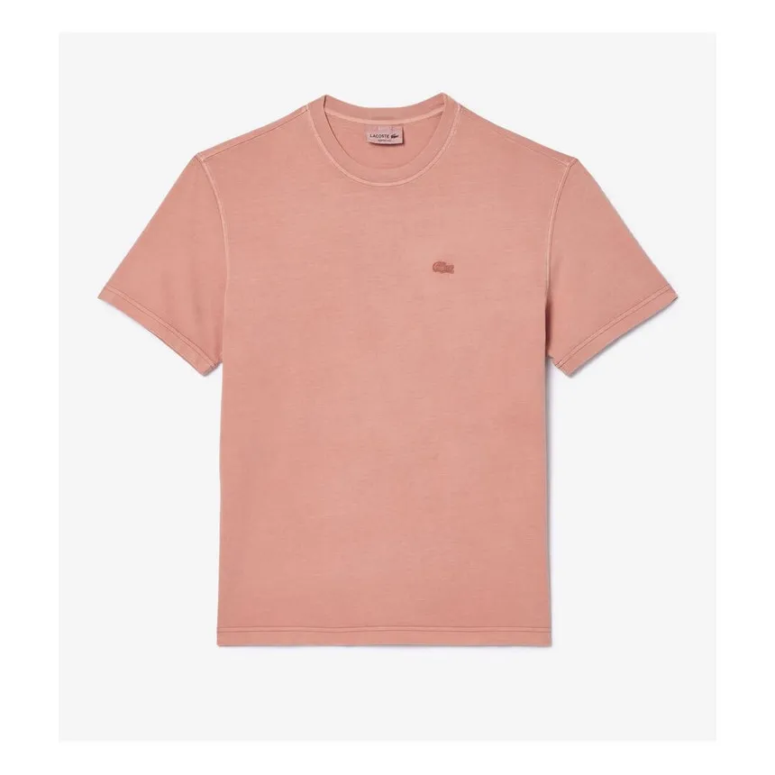 Camiseta Lacoste Natural Dyed Para Hombre