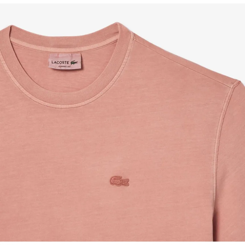 Camiseta Lacoste Natural Dyed Para Hombre