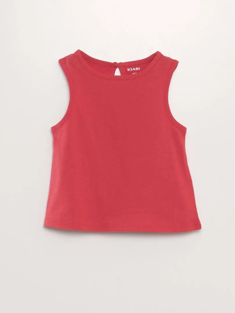 CAMISETA SIN MANGAS  BLANCO