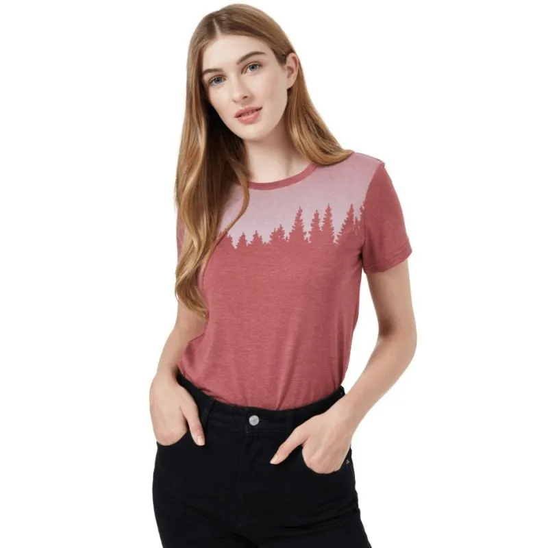 Camiseta Tentree Juniper ( Apple Butter Red Heather) Mujer