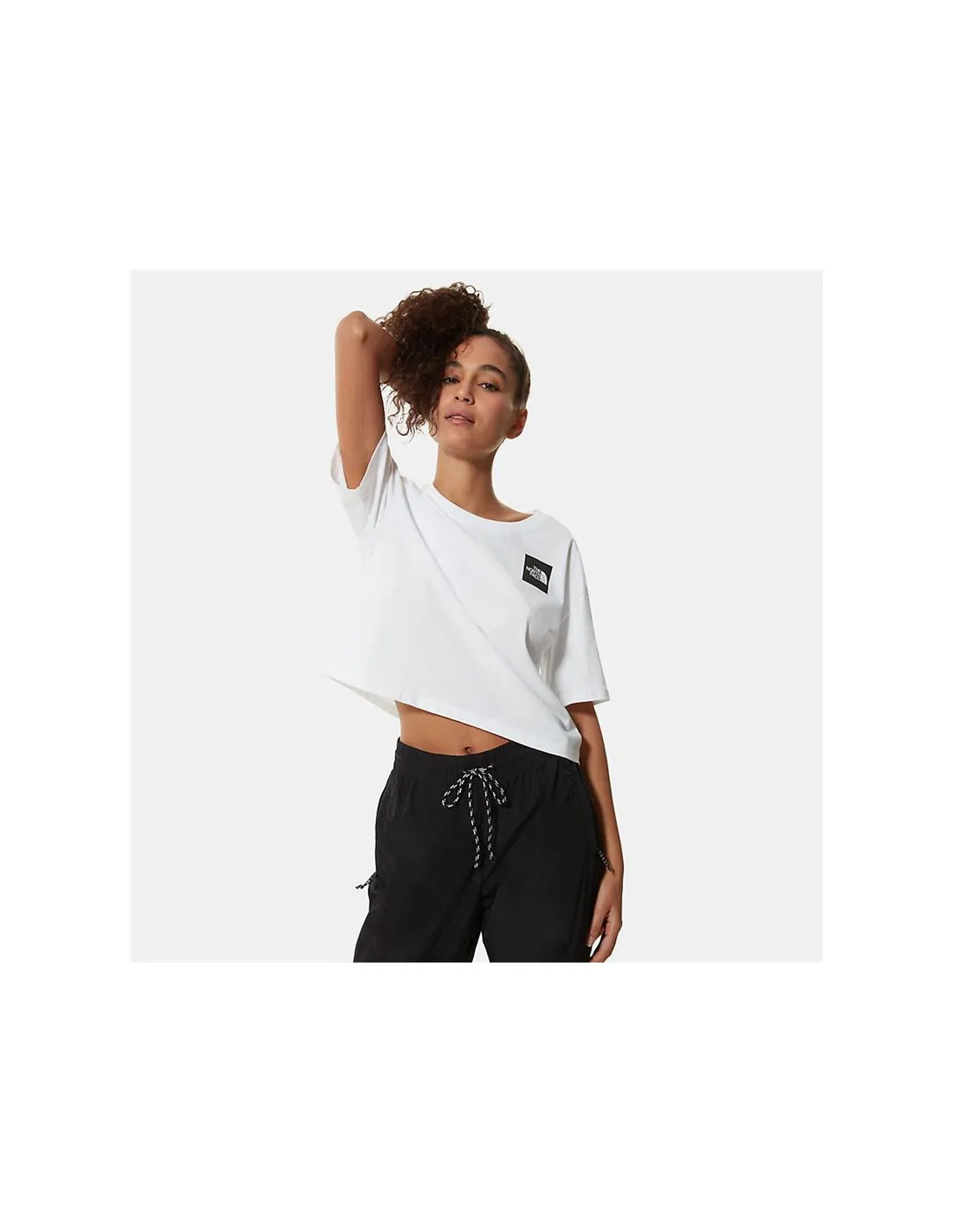 Camiseta The North Face Cropped Fine Mujer Negro