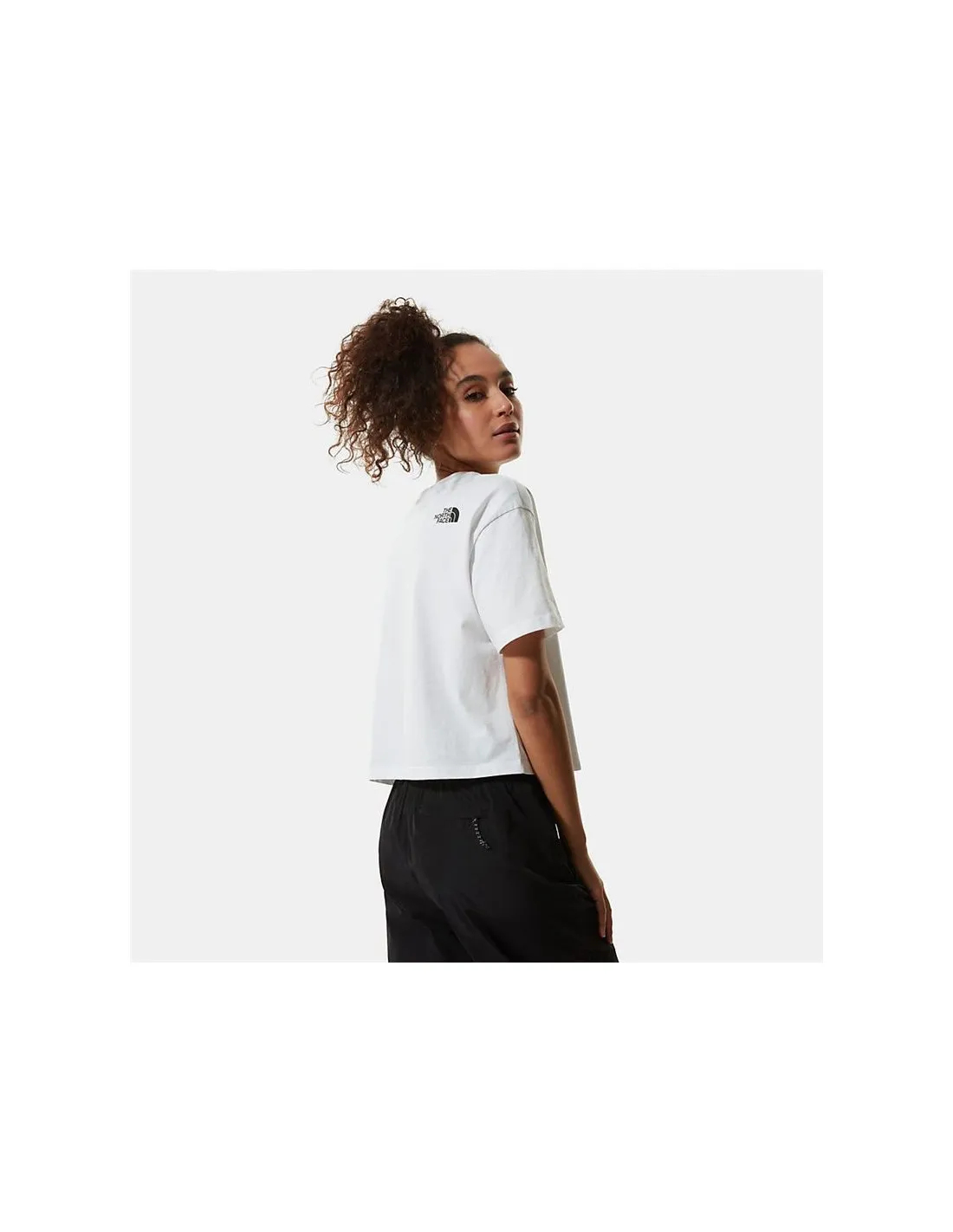 Camiseta The North Face Cropped Fine Mujer Negro