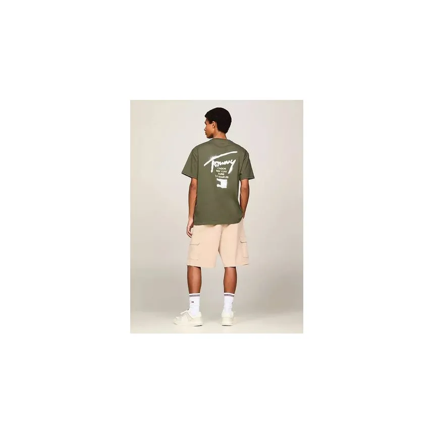Camiseta Tommy Hilfiger Graffiti Para Hombre