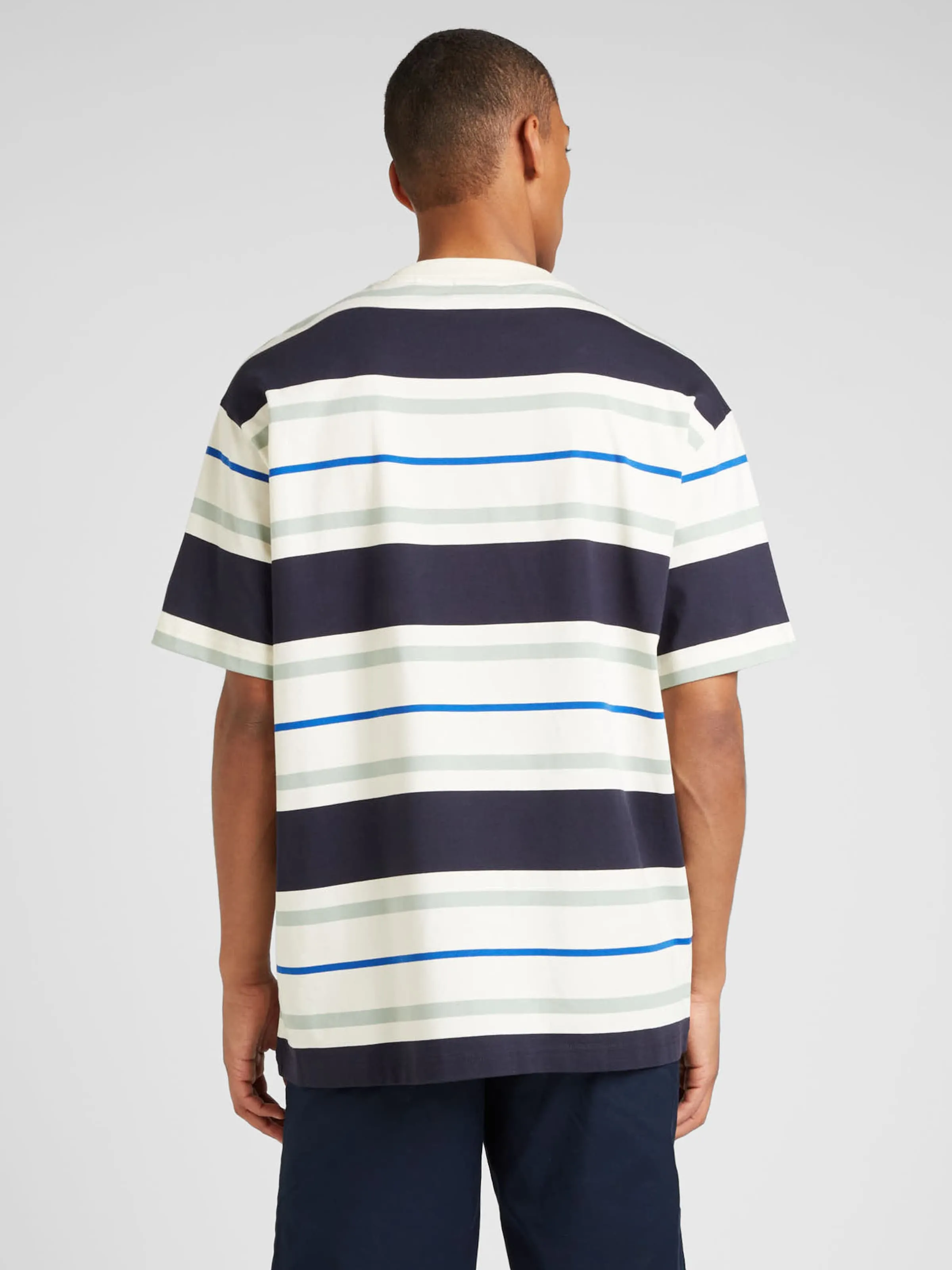 Camiseta 'Nariles' HUGO en Azul, Marino, Blanco