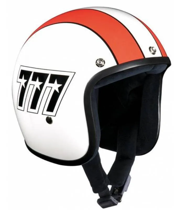 Casco MOTO Retro LUCKY 777 BANDIT Jet Open Helmet Custom NO HOMOLOGADO