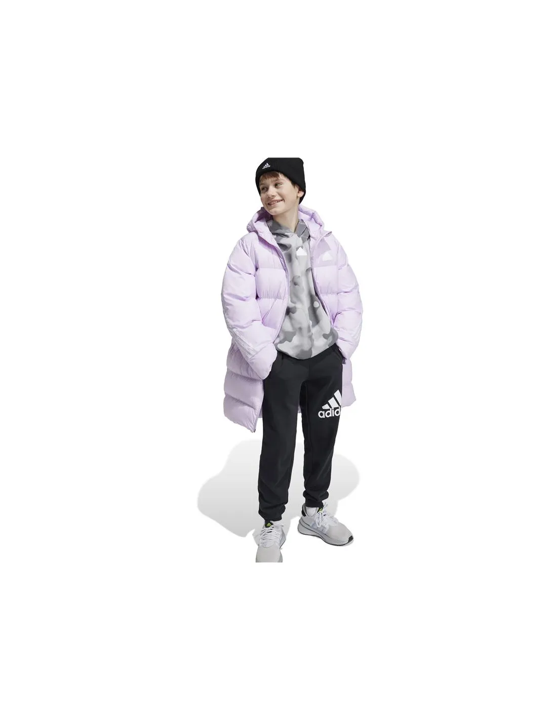 Chaqueta adidas Future Icons Long Padded Infantil Lila