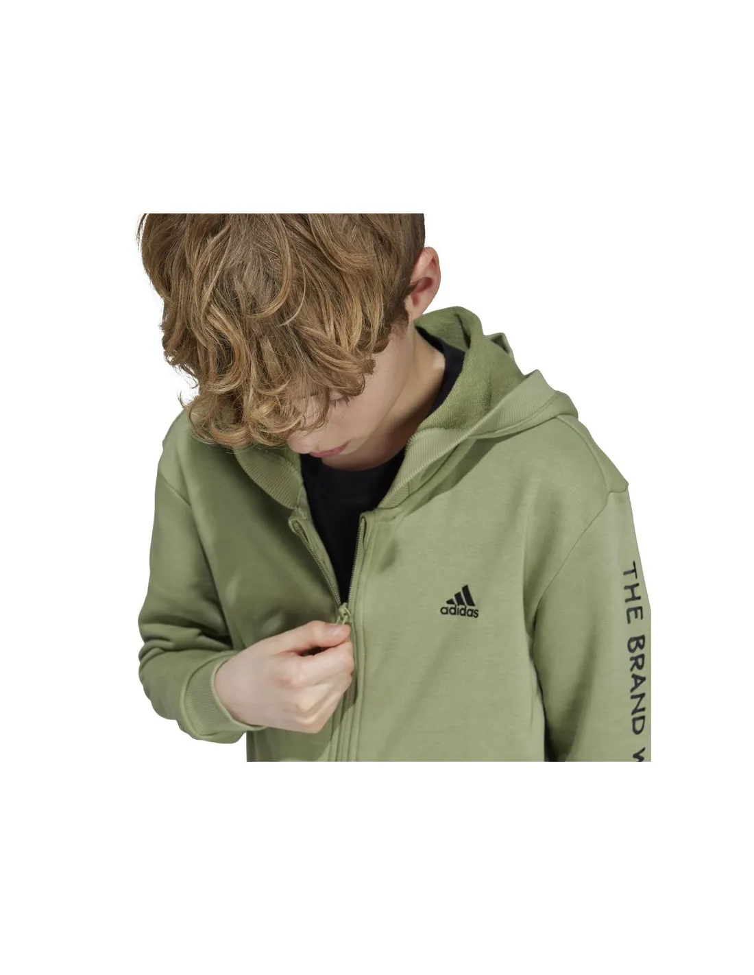 Chaqueta adidas Street Jam Full Zip Infantil Verde
