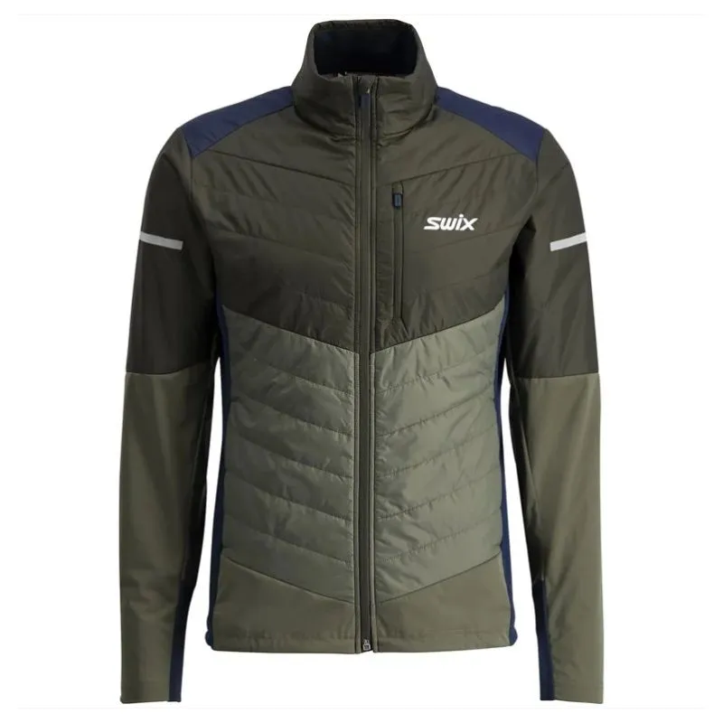 Chaqueta aislante para hombre SWIX Dynamic Hybrid (oliva/olivo oscuro)