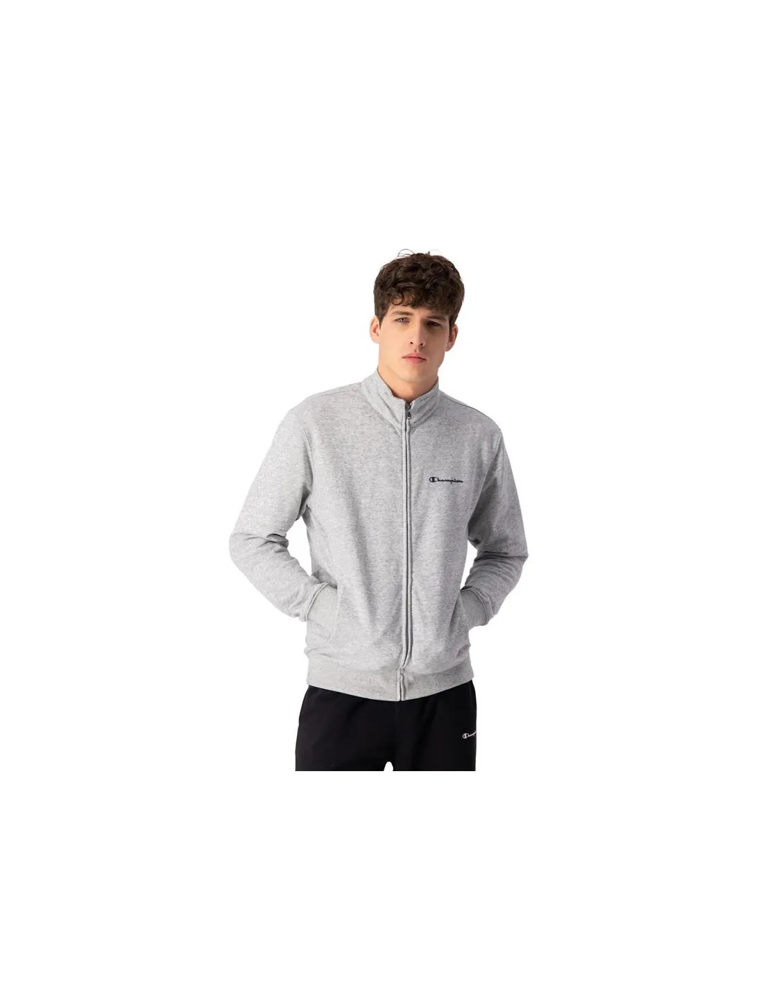 Chaqueta Champion Full Zip Gris Hombre