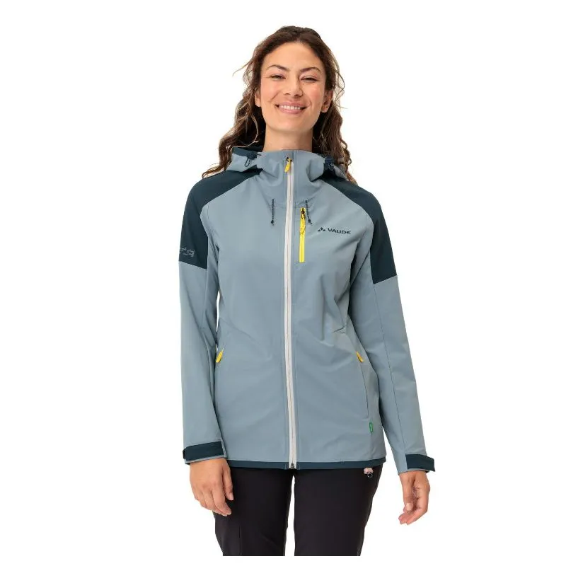 Chaqueta cortaviento de mujer Vaude Elope Storm Jacket (nordic blue)