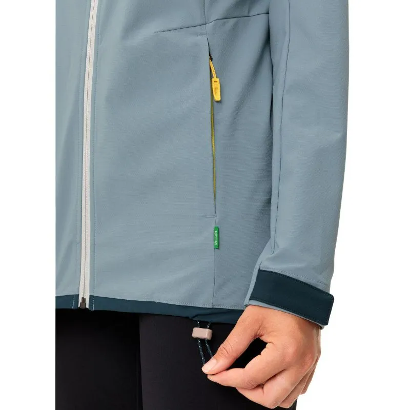 Chaqueta cortaviento de mujer Vaude Elope Storm Jacket (nordic blue)