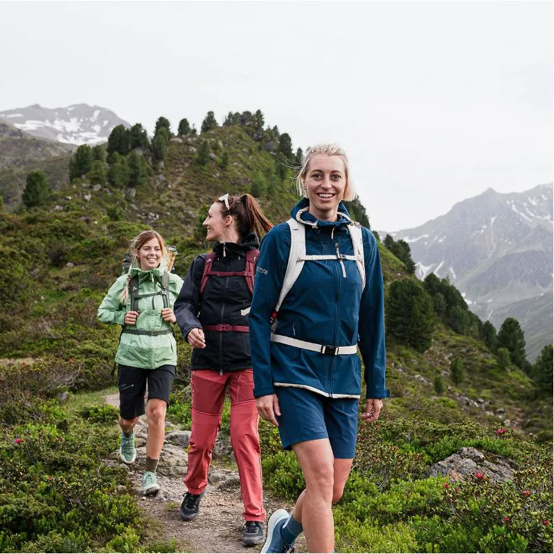 Chaqueta cortaviento de mujer Vaude Elope Storm Jacket (nordic blue)