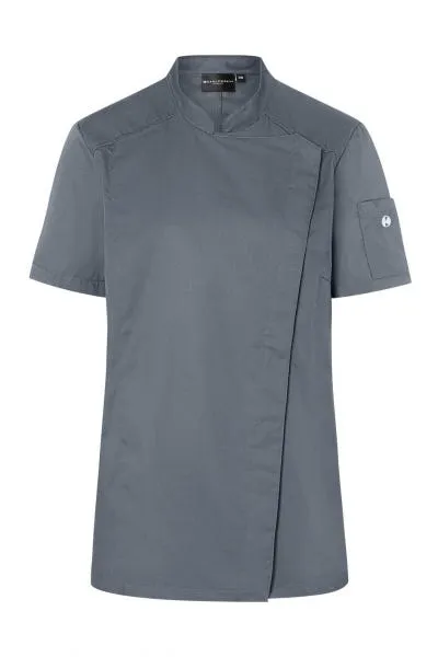 Chaqueta de cocinero Karlowsky modern look manga corta mujer