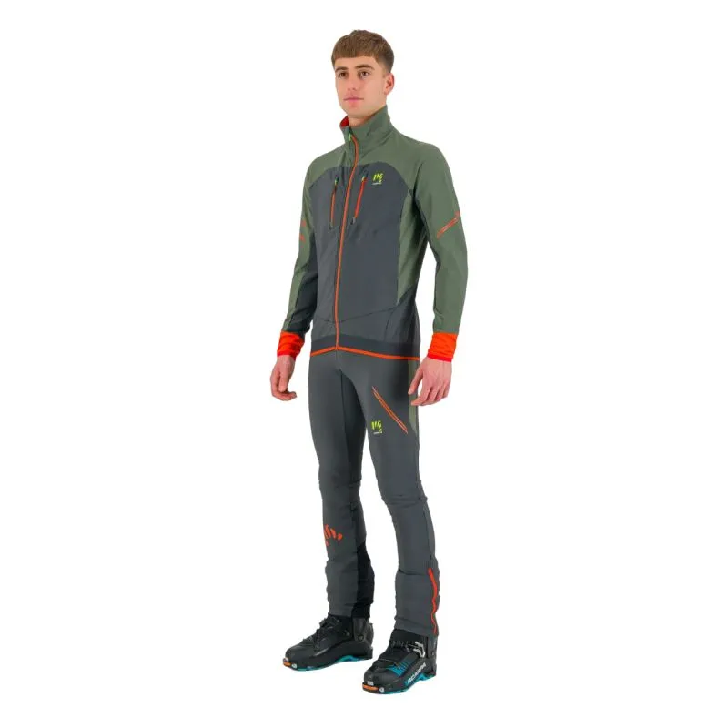 Chaqueta de esquí de travesía para hombre Karpos ALAGNA EVO (Black Sand/Thyme)