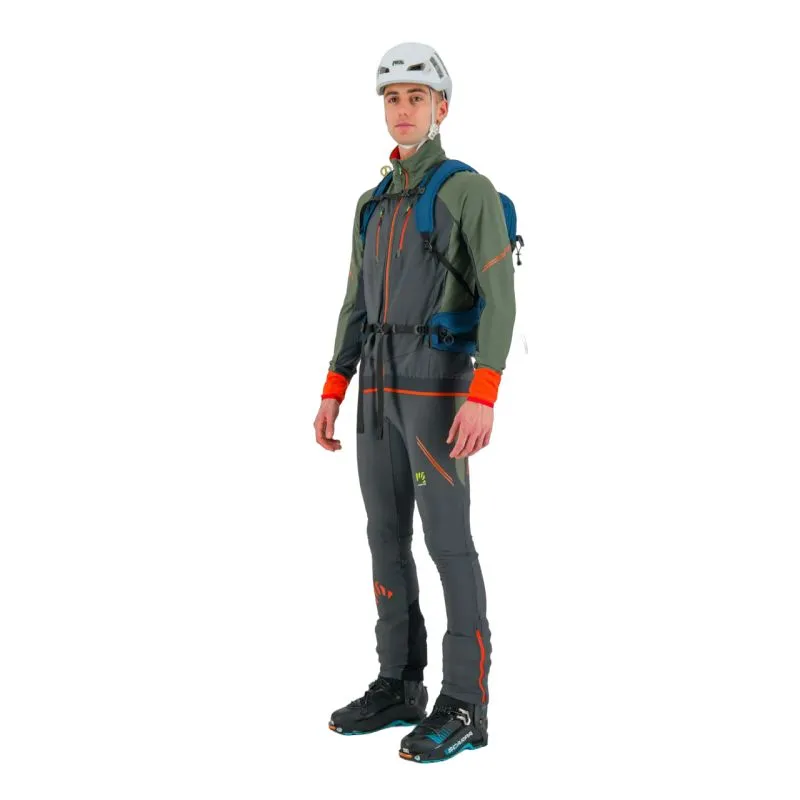 Chaqueta de esquí de travesía para hombre Karpos ALAGNA EVO (Black Sand/Thyme)