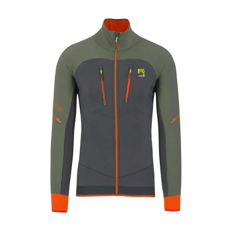 Chaqueta de esquí de travesía para hombre Karpos ALAGNA EVO (Black Sand/Thyme)