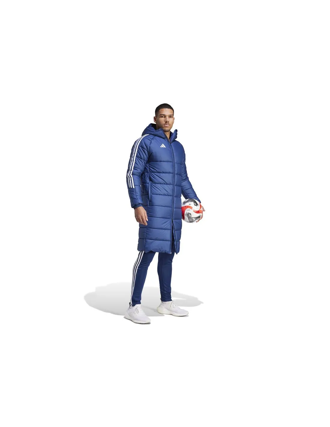 Chaqueta de Fútbol adidas Tiro24 L Coat Hombre Azul Marino