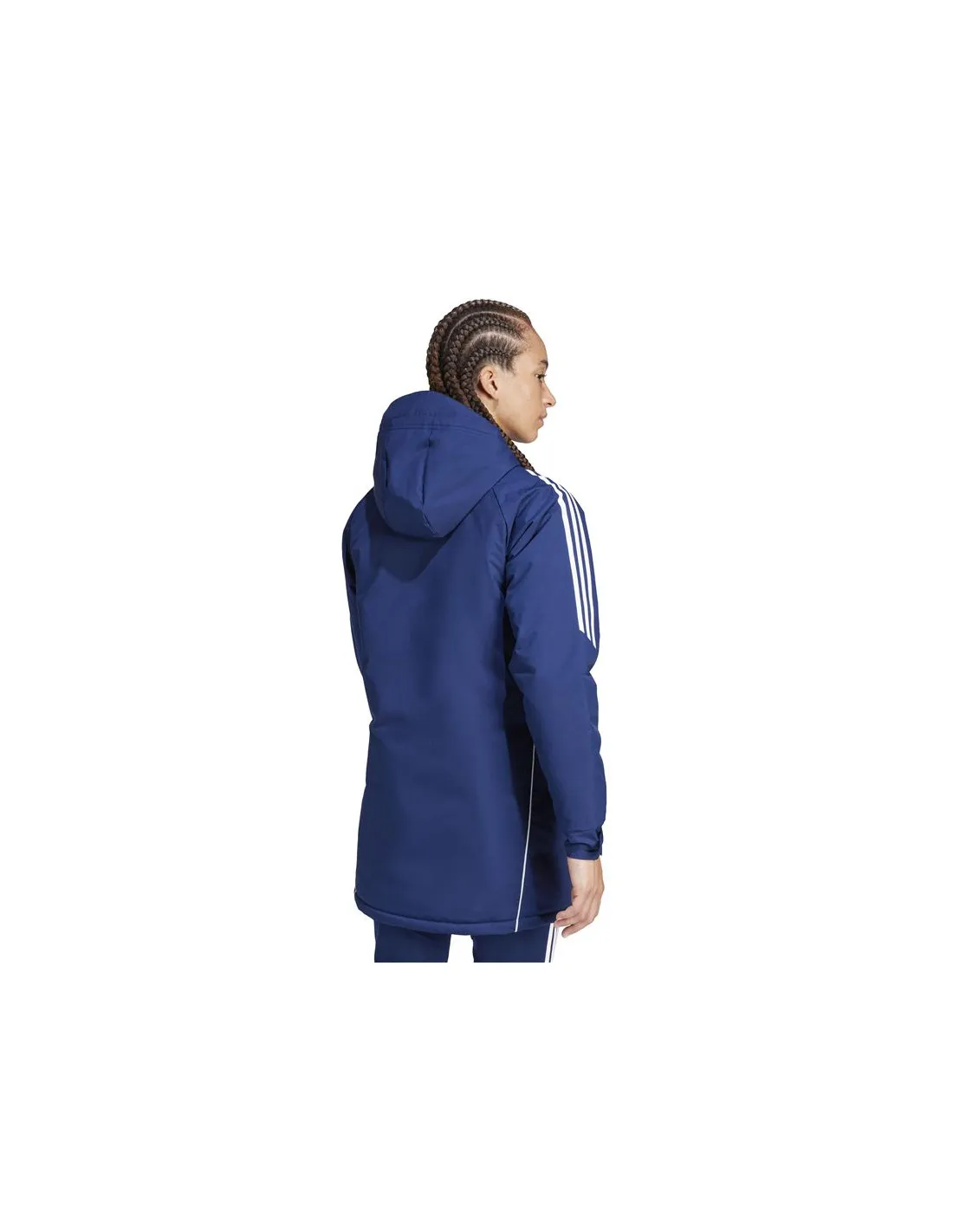 Chaqueta de Fútbol adidas Tiro24 Parka Mujer Azul