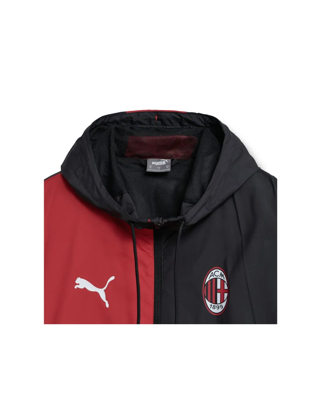 Chaqueta de Fútbol Puma AC Milan Prematch Negro Hombre
