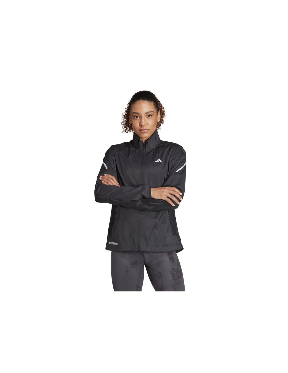 Chaqueta de Running adidas Ultimate Print Mujer Negro