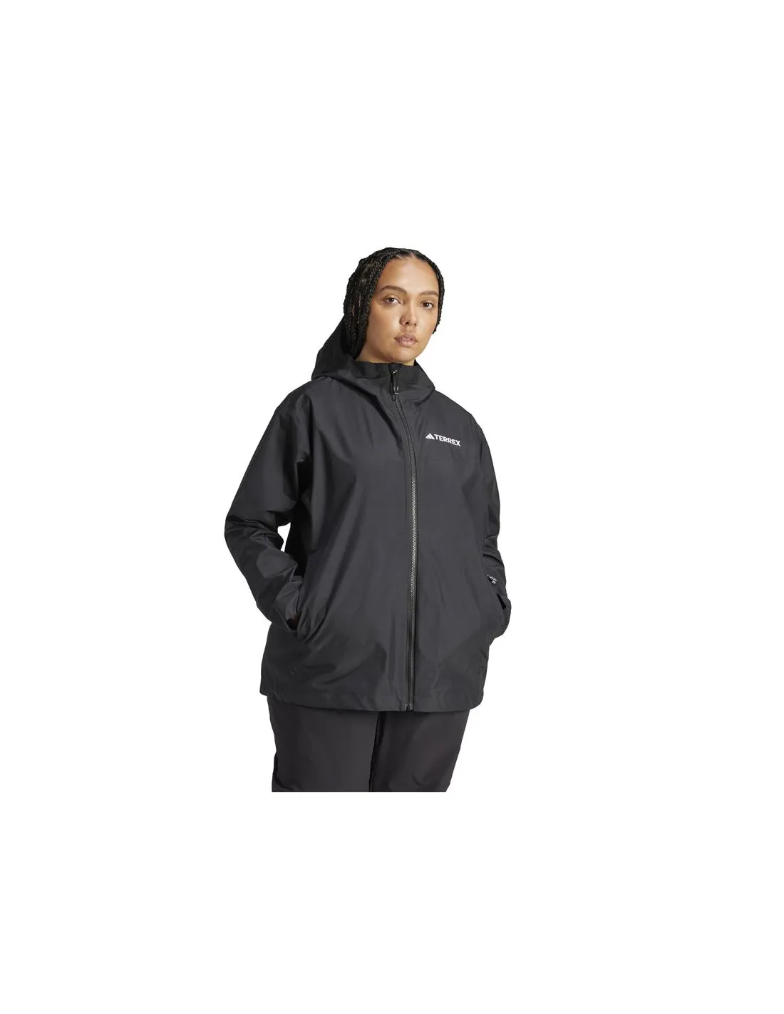 Chaqueta de Senderismo adidas Terrex Multi 2.5L Rain Ready Mujer Negro