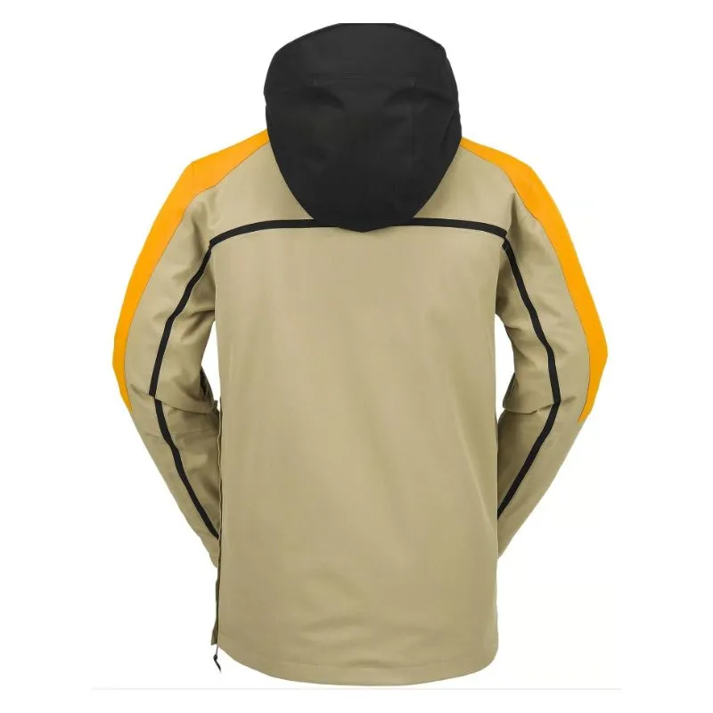 Chaqueta de snowboard para hombre Volcom Brighton Pullover (ORO)