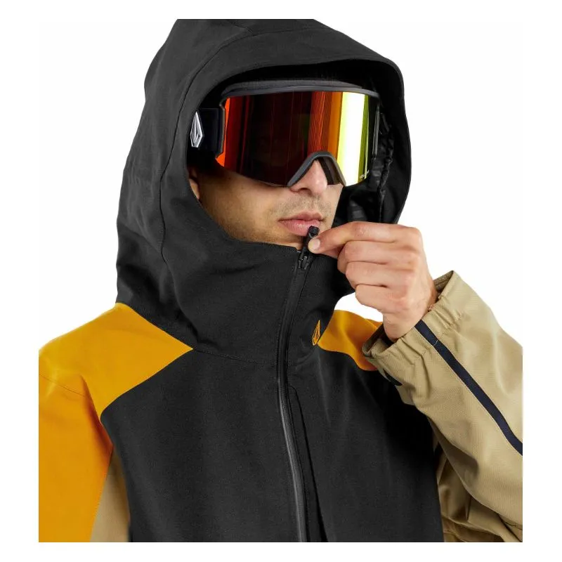 Chaqueta de snowboard para hombre Volcom Brighton Pullover (ORO)