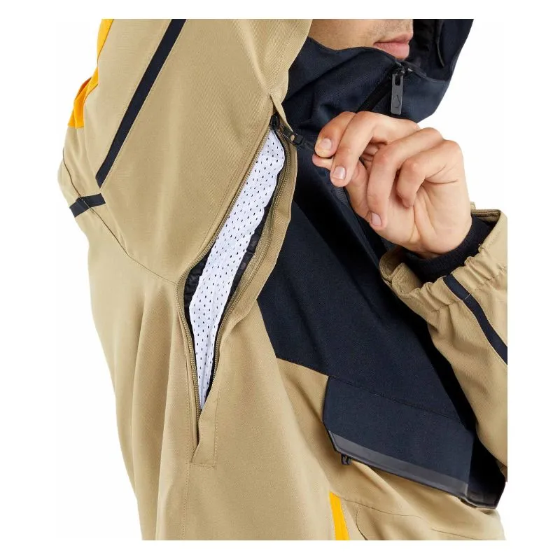 Chaqueta de snowboard para hombre Volcom Brighton Pullover (ORO)