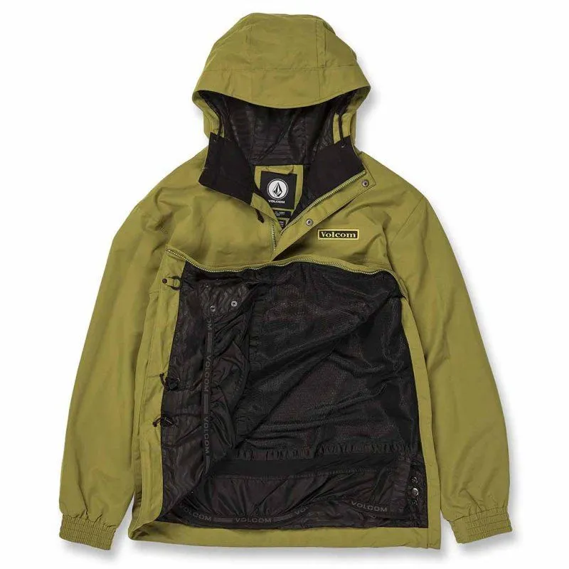 Chaqueta de snowboard para hombre Volcom Longo Pullover (MOSS)
