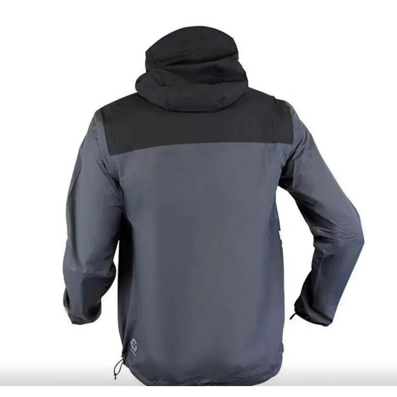 Chaqueta de trail running impermeable para hombre Raidlight Top Extreme MP+ (Gris oscuro/Negro)