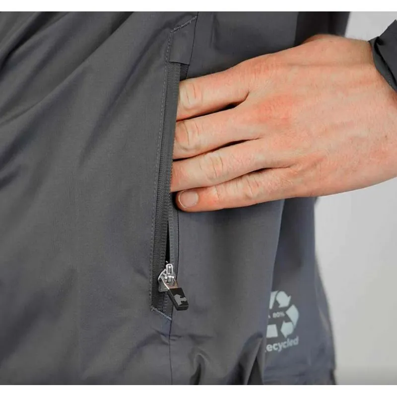 Chaqueta de trail running impermeable para hombre Raidlight Top Extreme MP+ (Gris oscuro/Negro)