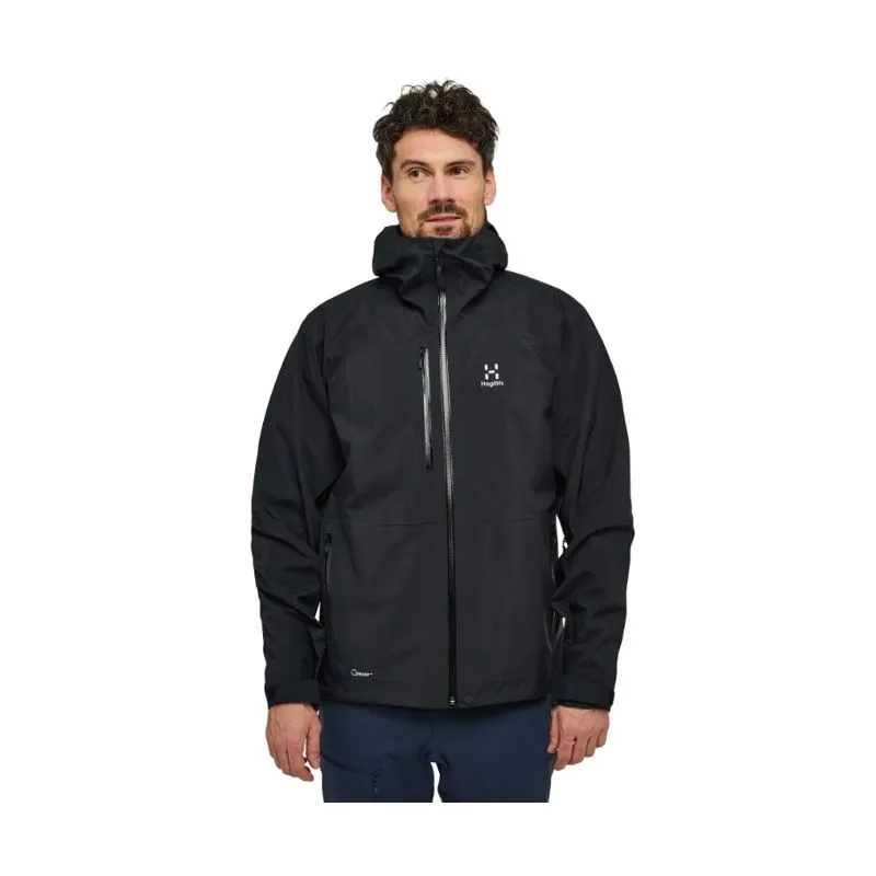 Chaqueta HAGLOFS Front Proof para hombre (True Black)