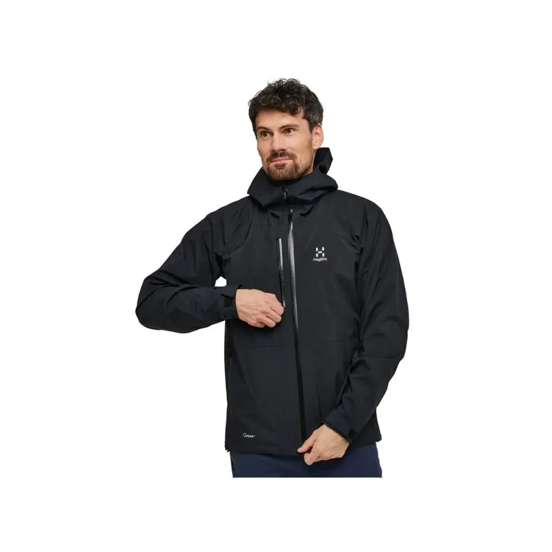 Chaqueta HAGLOFS Front Proof para hombre (True Black)