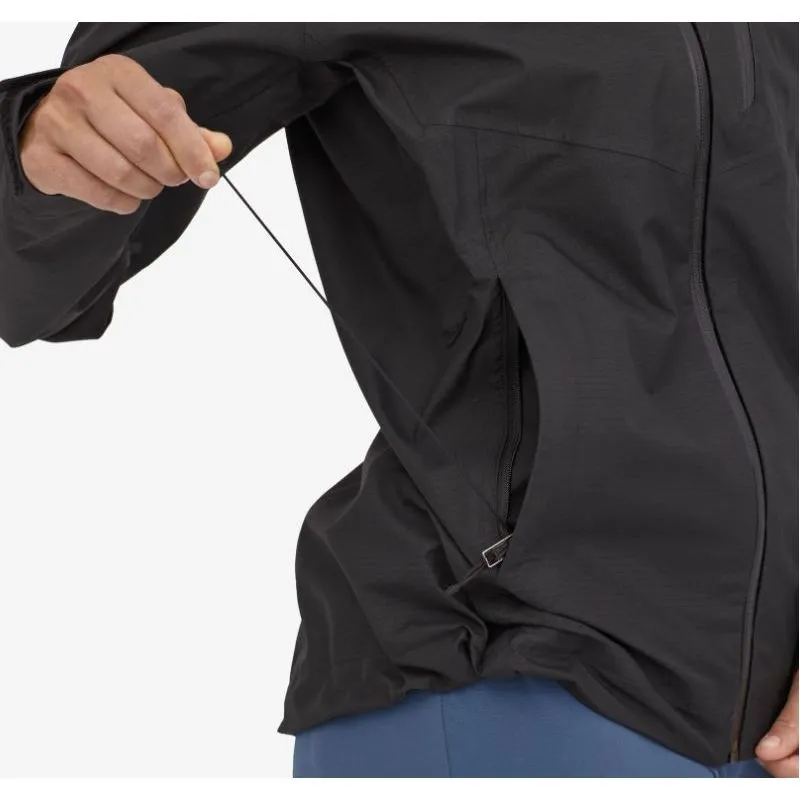 Chaqueta impermeable para mujer Patagonia Granite Crest (Negro)
