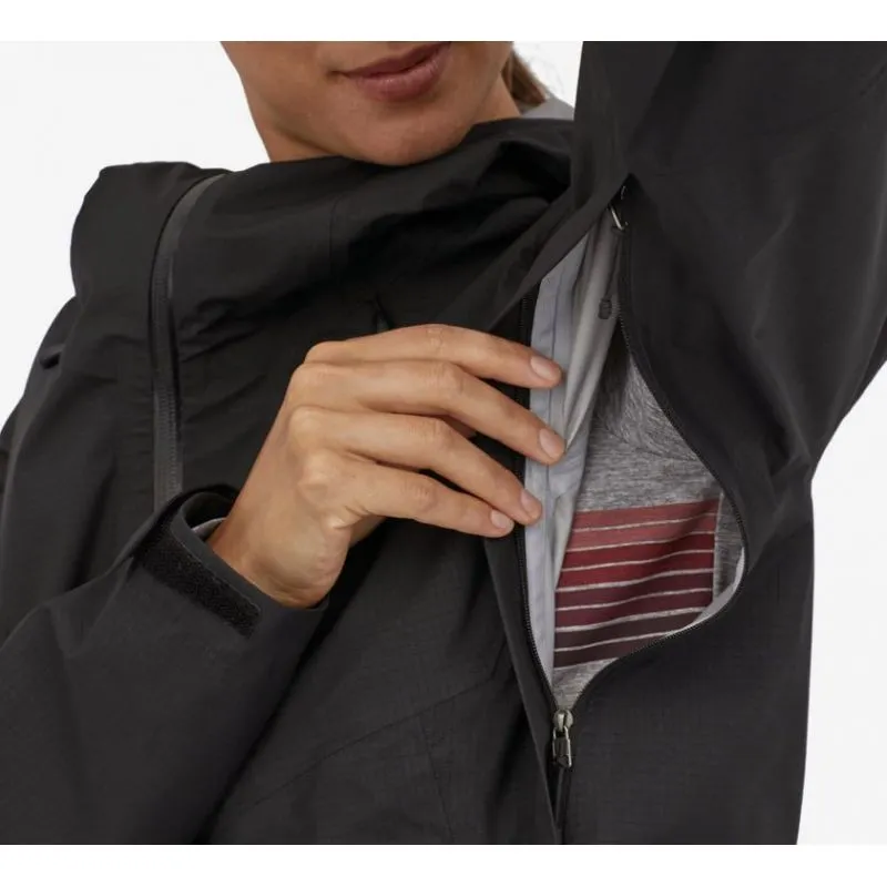 Chaqueta impermeable para mujer Patagonia Granite Crest (Negro)