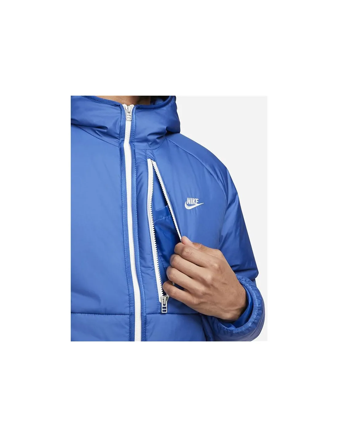 CHAQUETA NIKE SPORTSWEAR THERMAFIT LEGACY AZUL HOMBRE