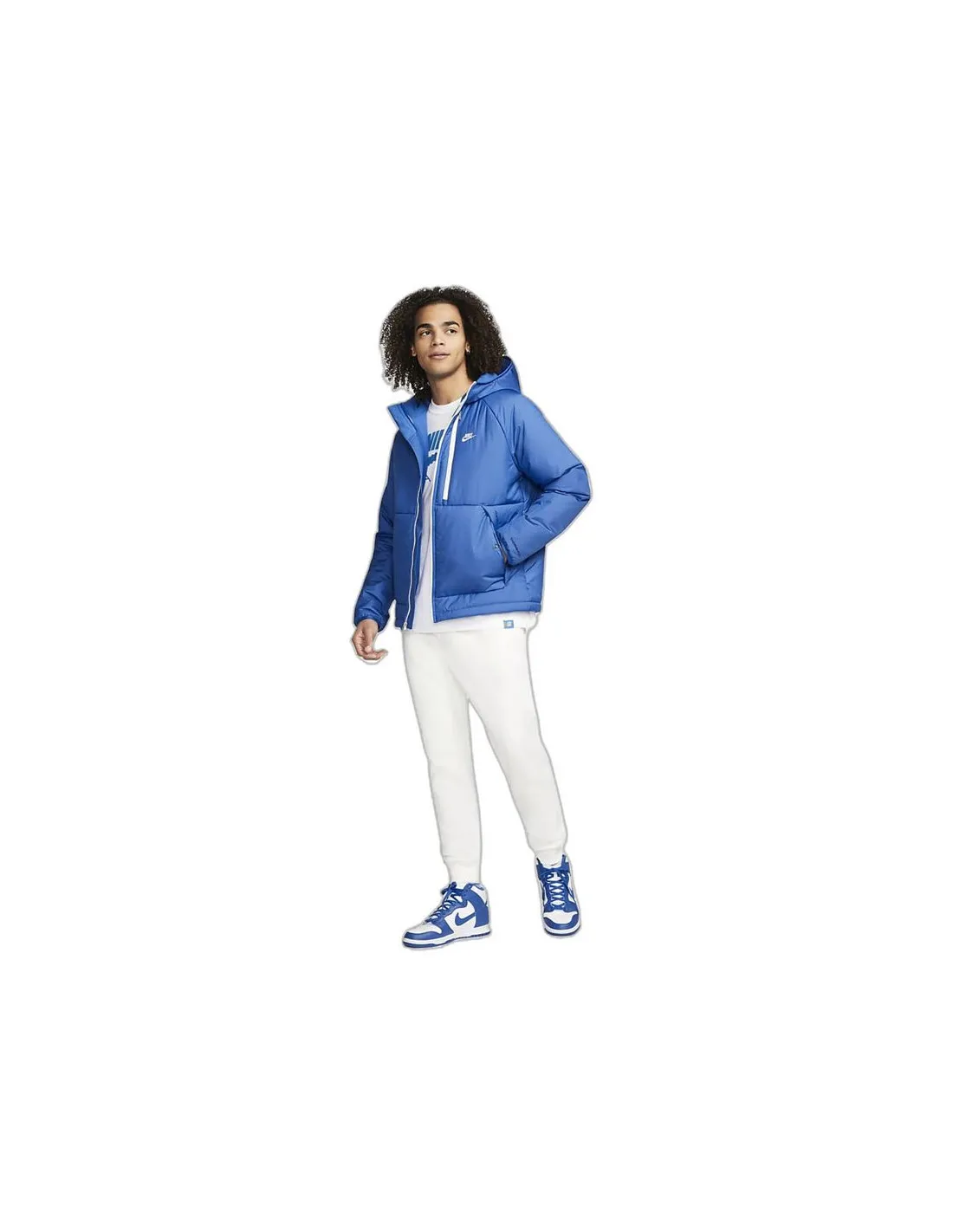CHAQUETA NIKE SPORTSWEAR THERMAFIT LEGACY AZUL HOMBRE