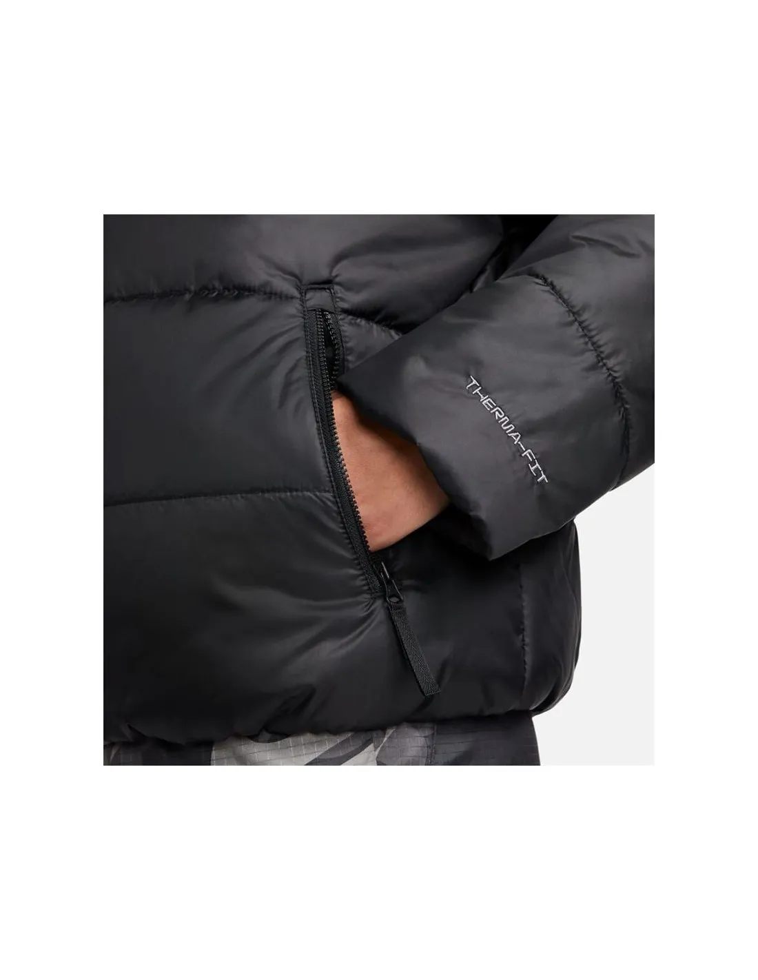 CHAQUETA NIKE SPORTSWEAR THERMAFIT REPE NEGRO MUJER