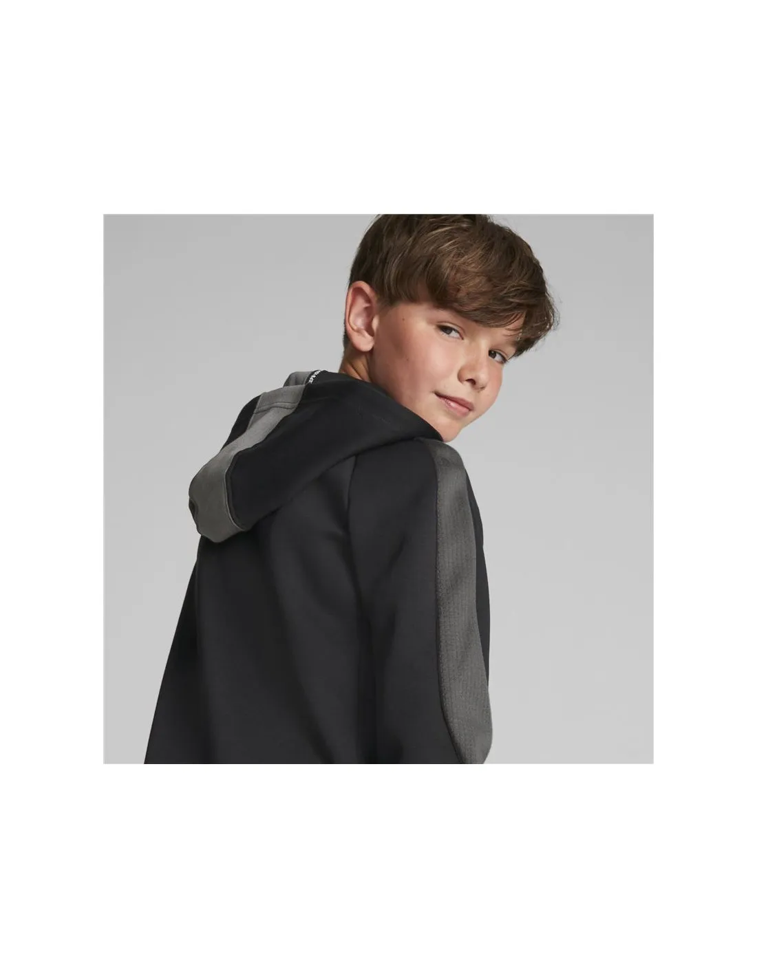 Chaqueta Puma Evostripe Negro Infantil