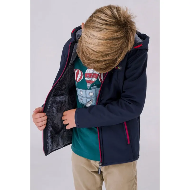 Chaqueta softshell para niño y niña