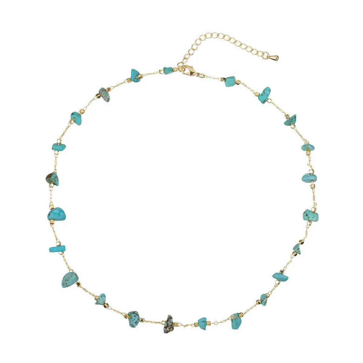 Collar Bronce Turquesas