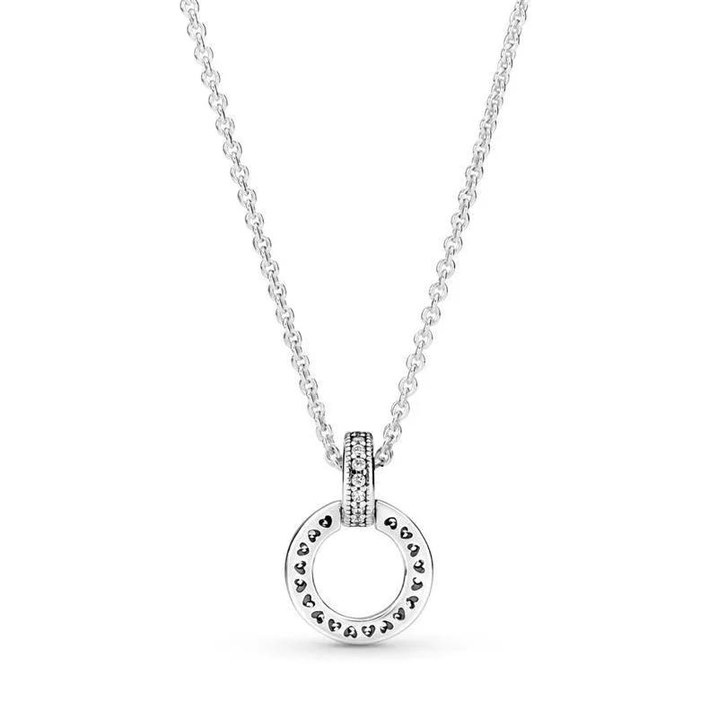 COLLAR PANDORA COLGANTE DOBLE CíRCULO 399487C0145