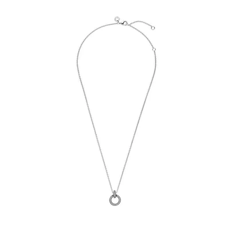 COLLAR PANDORA COLGANTE DOBLE CíRCULO 399487C0145