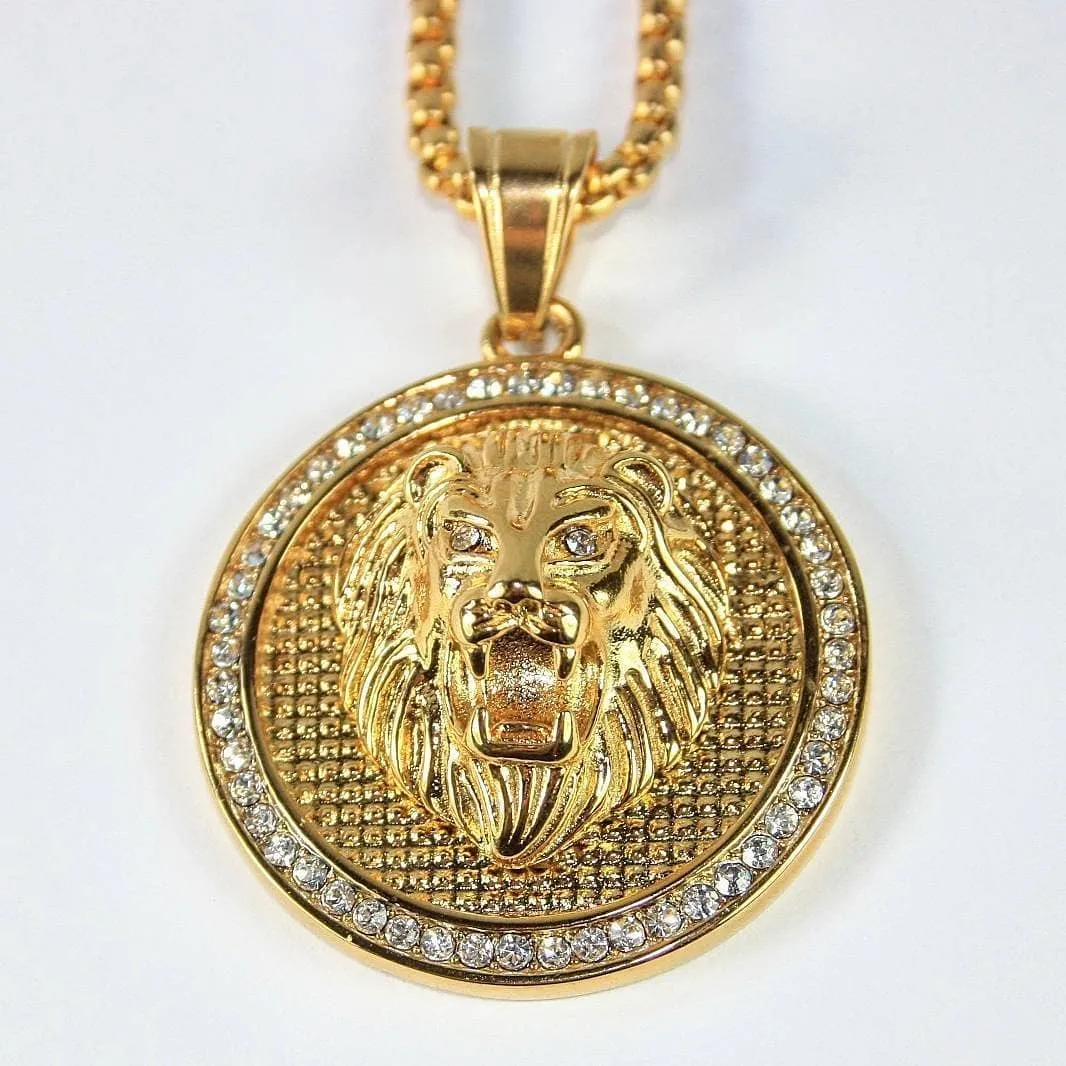 COLLAR PC LEóN DORADO  0137