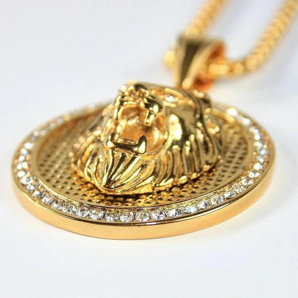 COLLAR PC LEóN DORADO  0137