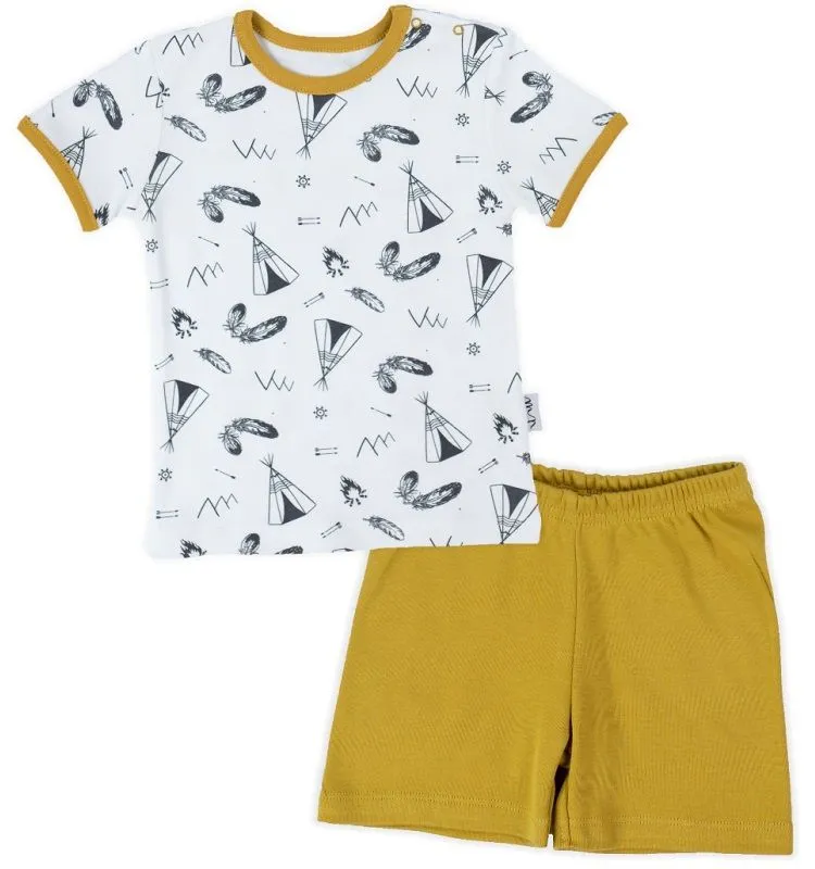 Conjunto camiseta y pantalón corto niños colección Indian
